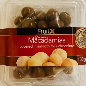 Fruit X - Roasted Macadami (milk chocolate) 150g